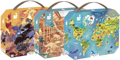 Puzzles made in france 54 et 100 pièces Janod